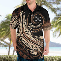 Personalized Solomon Islands Crocodile Hawaiian Shirt Hapi Isles - Independence Anniversary LT7 - Polynesian Pride