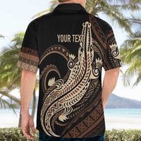 Personalized Solomon Islands Crocodile Hawaiian Shirt Hapi Isles - Independence Anniversary LT7 - Polynesian Pride
