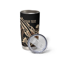 Personalized Solomon Islands Crocodile Tumbler Cup Hapi Isles - Independence Anniversary LT7 - Polynesian Pride