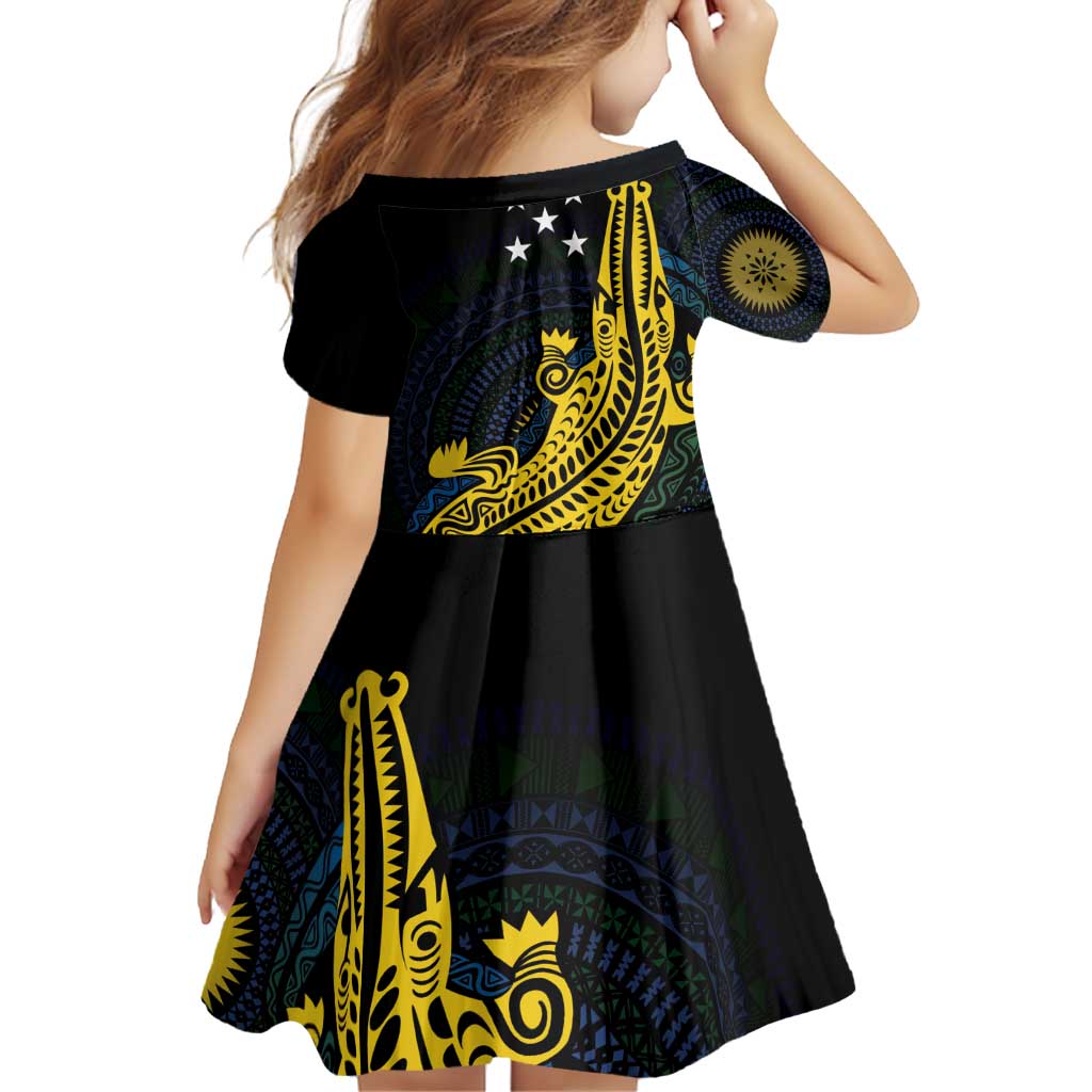 Personalized Solomon Islands Independence Anniversary Family Matching Puletasi and Hawaiian Shirt Crocodile Mix Tapa LT7 - Polynesian Pride