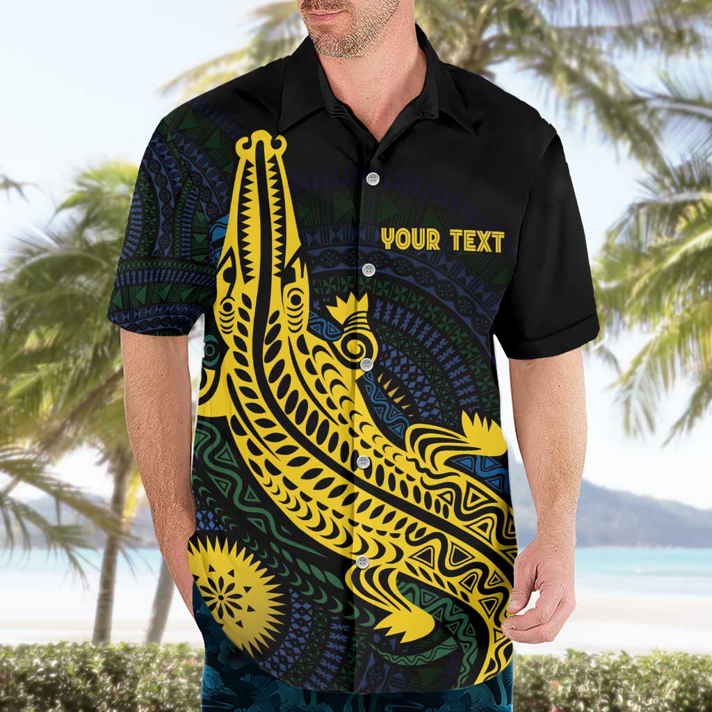 Personalized Solomon Islands Independence Anniversary Hawaiian Shirt Crocodile Mix Tapa LT7 - Polynesian Pride