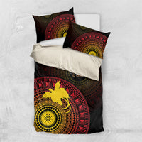 Papua New Guinea Independence Bedding Set Tapa Circle