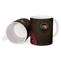 Papua New Guinea Independence Personalized Ceramic Mug Tapa Circle