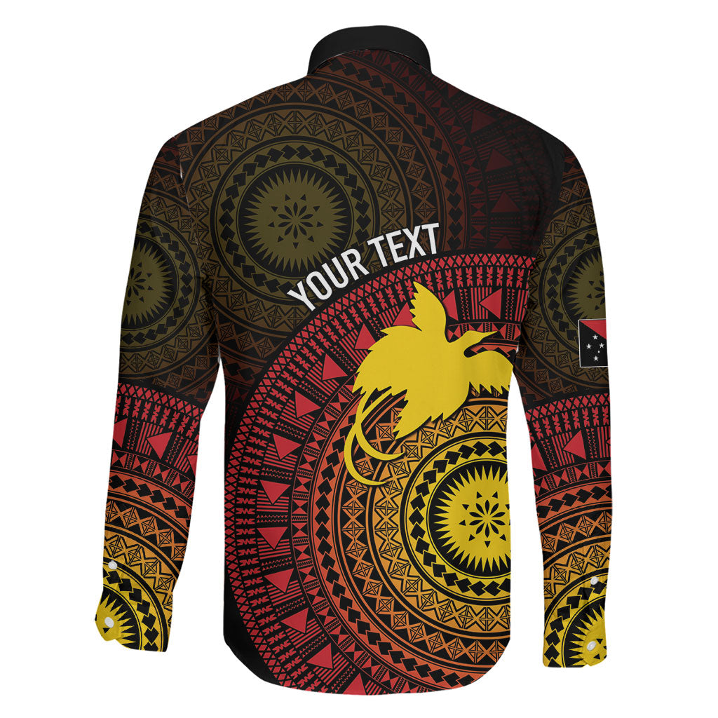 Papua New Guinea Independence Personalized Family Matching Puletasi and Hawaiian Shirt Tapa Circle LT7 - Polynesian Pride