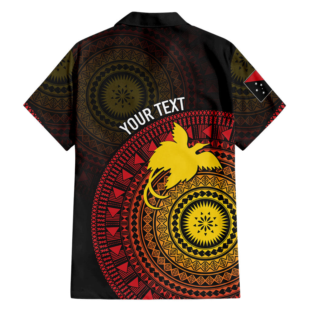 Papua New Guinea Independence Personalized Hawaiian Shirt Tapa Circle