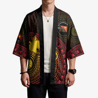 Papua New Guinea Independence Personalized Kimono Tapa Circle