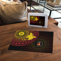 Papua New Guinea Independence Puzzle Tapa Circle