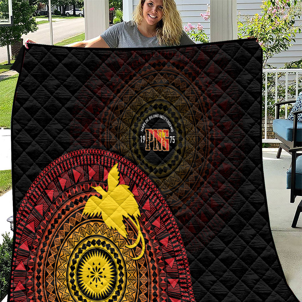 Papua New Guinea Independence Quilt Tapa Circle