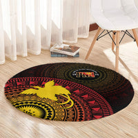 Papua New Guinea Independence Round Carpet Tapa Circle