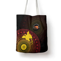 Papua New Guinea Independence Tote Bag Tapa Circle