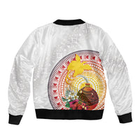 Hapi De Bilong Indipendens Papua New Guinea Bomber Jacket PNG Lime Pot