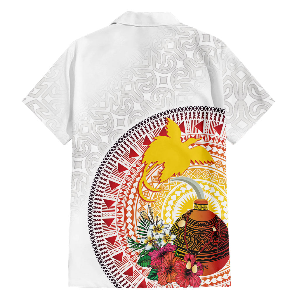 Hapi De Bilong Indipendens Papua New Guinea Family Matching Tank Maxi Dress and Hawaiian Shirt PNG Lime Pot LT7 - Polynesian Pride