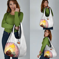 Hapi De Bilong Indipendens Papua New Guinea Grocery Bag PNG Lime Pot