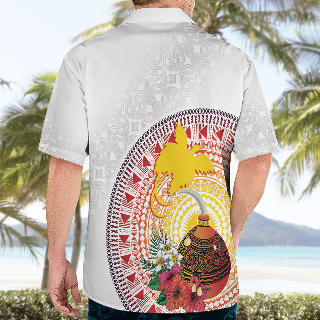 Hapi De Bilong Indipendens Papua New Guinea Hawaiian Shirt PNG Lime Pot