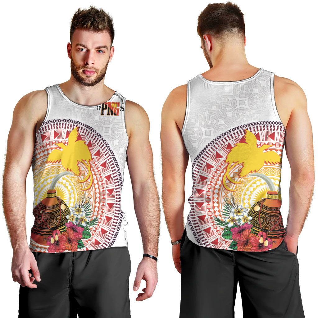 Hapi De Bilong Indipendens Papua New Guinea Men Tank Top PNG Lime Pot