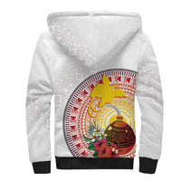 Hapi De Bilong Indipendens Papua New Guinea Sherpa Hoodie PNG Lime Pot