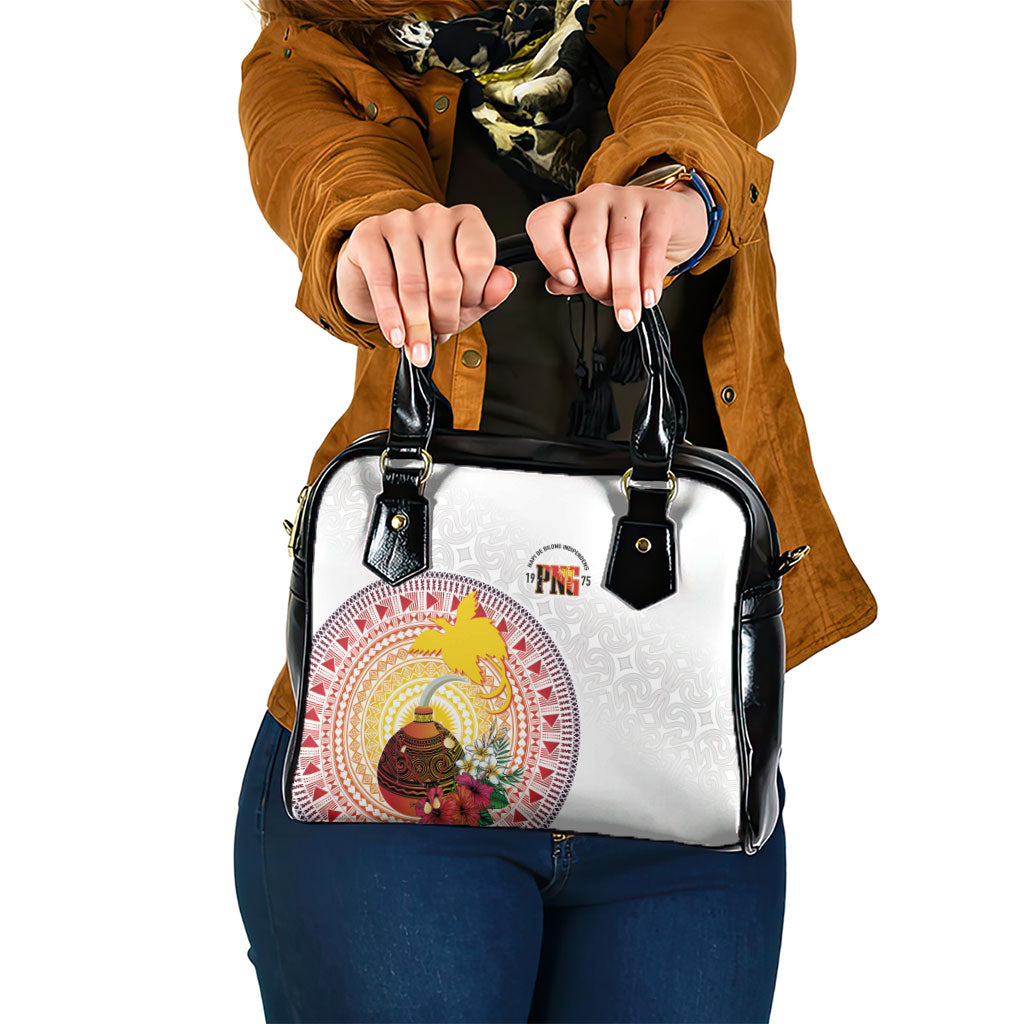 Hapi De Bilong Indipendens Papua New Guinea Shoulder Handbag PNG Lime Pot
