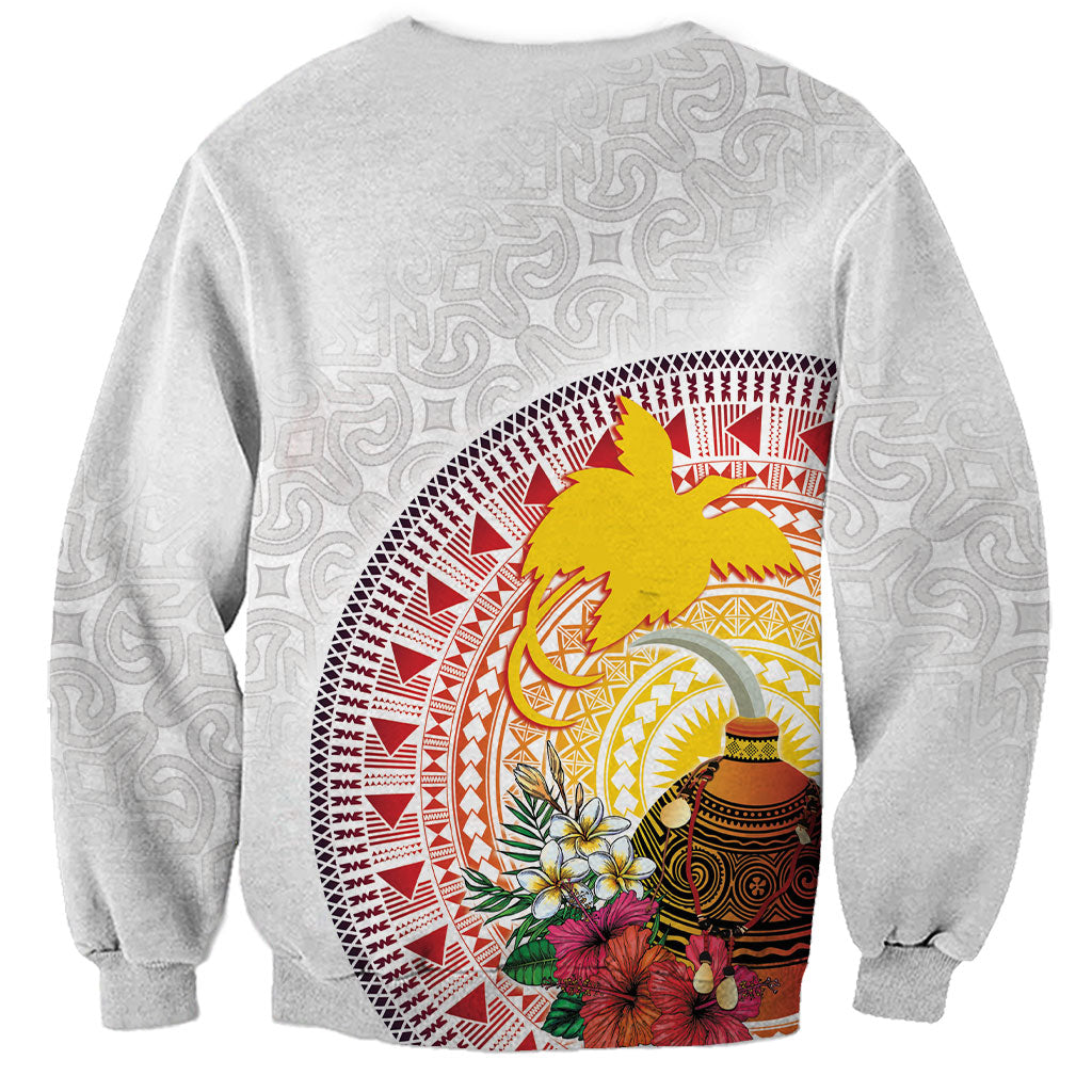 Hapi De Bilong Indipendens Papua New Guinea Sweatshirt PNG Lime Pot