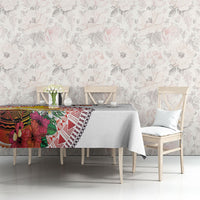 Hapi De Bilong Indipendens Papua New Guinea Tablecloth PNG Lime Pot