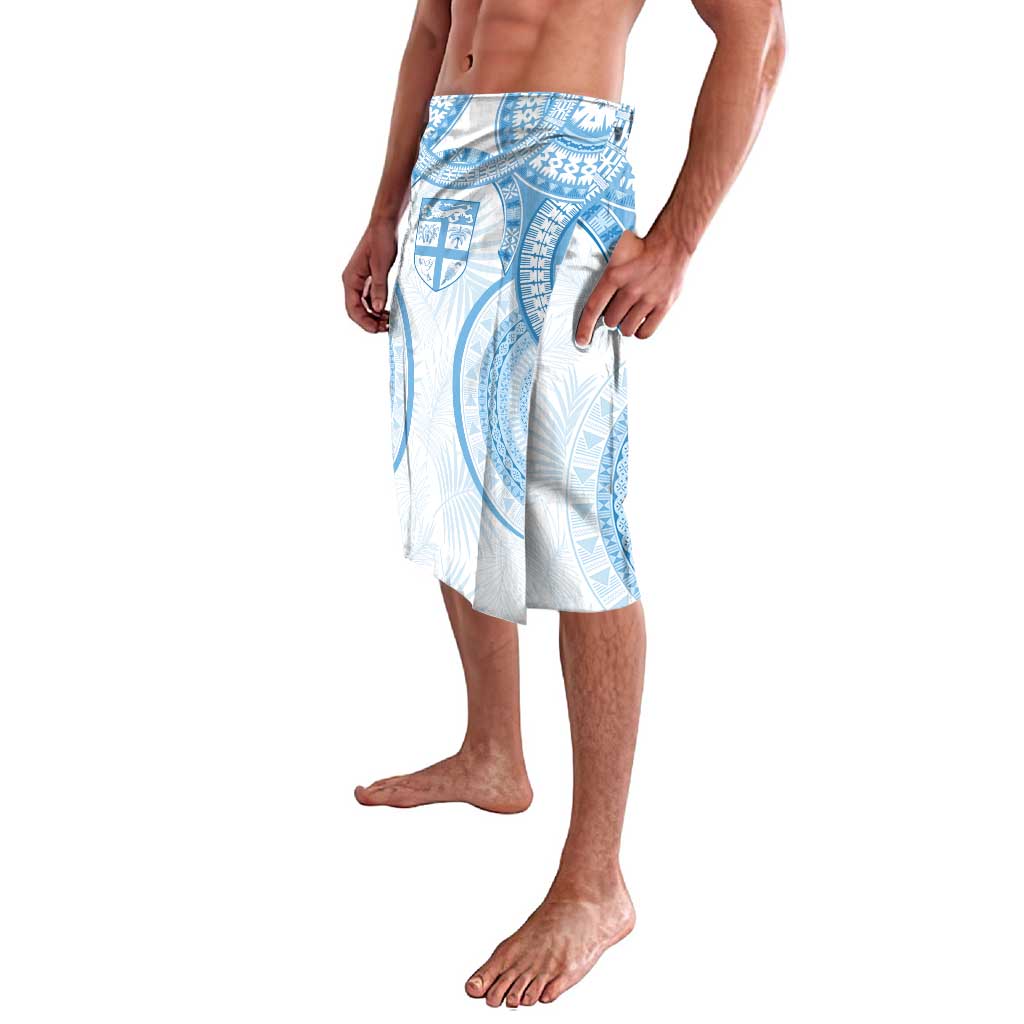 Bula Fiji Day 55th Anniversary Masi Tapa Lavalava Emerald Jubilee - Turquoise - Polynesian Pride