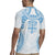 Bula Fiji Day 55th Anniversary Masi Tapa Rugby Jersey Emerald Jubilee - Turquoise - Polynesian Pride