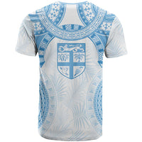 Bula Fiji Day 55th Anniversary Masi Tapa T Shirt Emerald Jubilee - Turquoise - Polynesian Pride