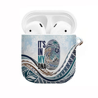 Pasifika It's In My DNA AirPods Case Islands Pride LT7 White - Polynesian Pride