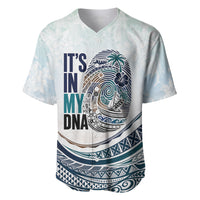 Pasifika It's In My DNA Baseball Jersey Islands Pride LT7 White - Polynesian Pride