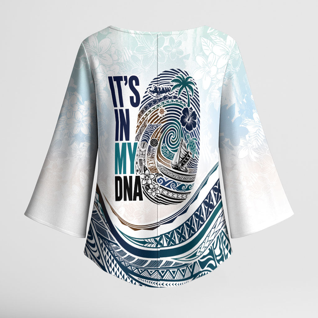 Pasifika It's In My DNA Kimono Sleeve Blouse Islands Pride LT7 - Polynesian Pride
