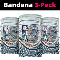 Pasifika It's In My DNA Neck Gaiter Islands Pride LT7 package One Size: 25*50cm White - Polynesian Pride
