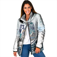 Pasifika It's In My DNA Padded Jacket Islands Pride LT7 Women White - Polynesian Pride