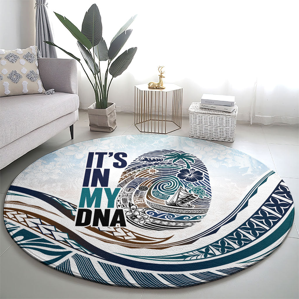 Pasifika It's In My DNA Round Carpet Islands Pride LT7 - Polynesian Pride