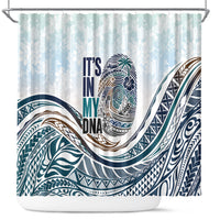 Pasifika It's In My DNA Shower Curtain Islands Pride LT7 White - Polynesian Pride