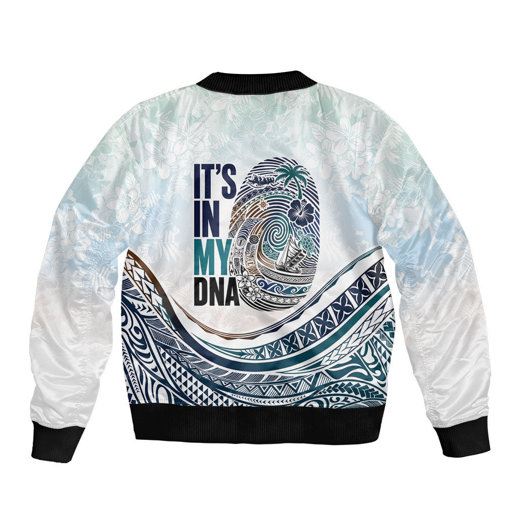 Pasifika It's In My DNA Sleeve Zip Bomber Jacket Islands Pride LT7 - Polynesian Pride