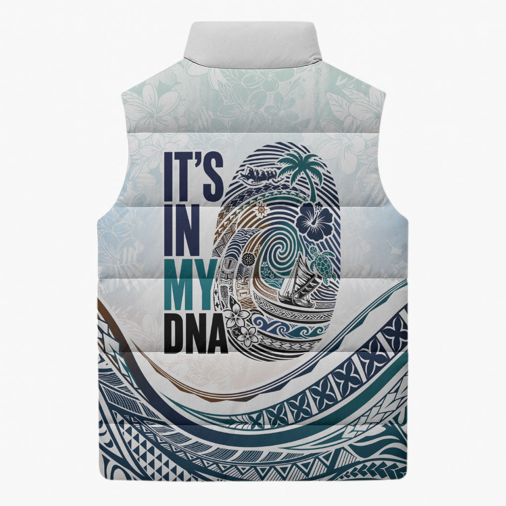 Pasifika It's In My DNA Sleeveless Puffer Jacket Islands Pride LT7 - Polynesian Pride