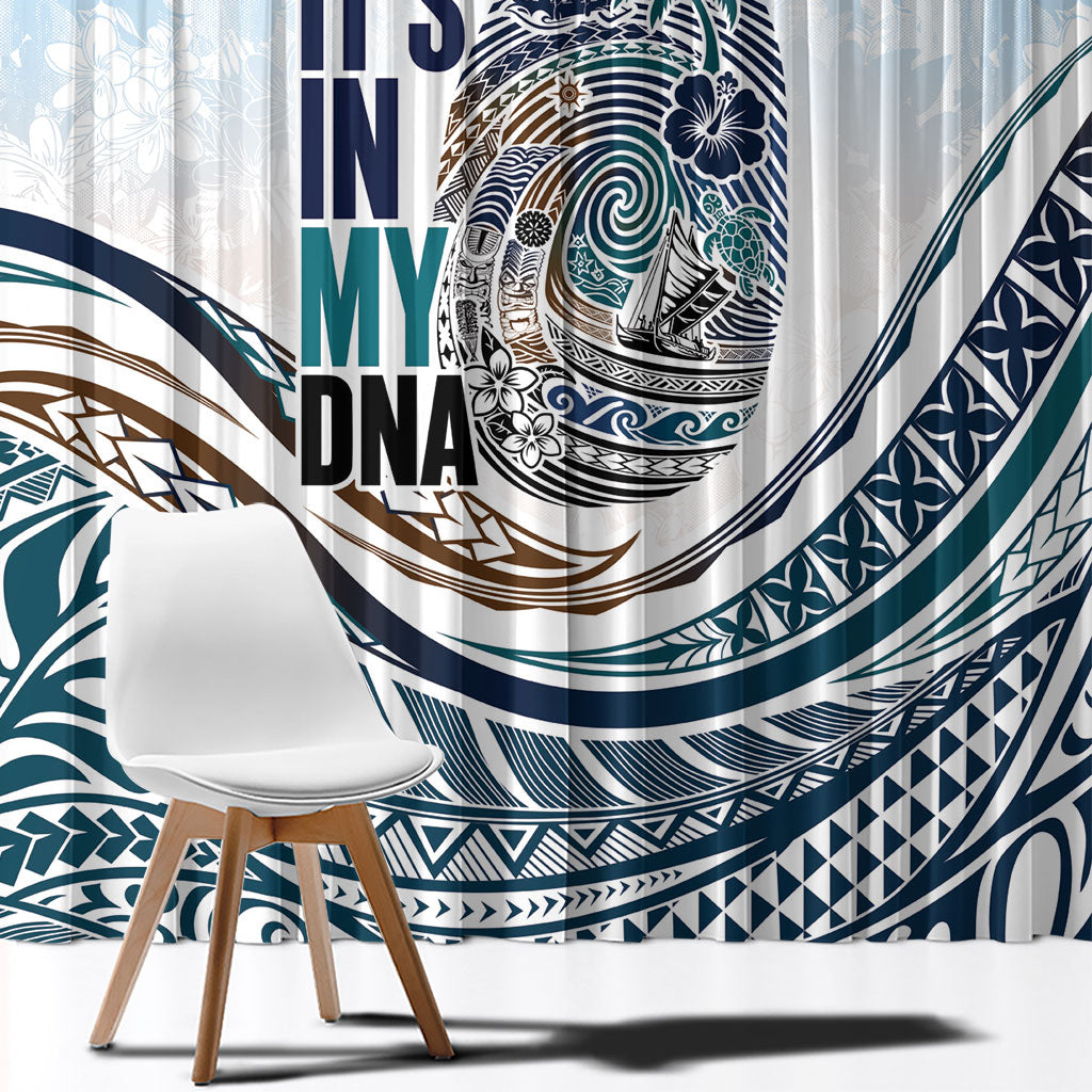 Pasifika It's In My DNA Window Curtain Islands Pride LT7 - Polynesian Pride