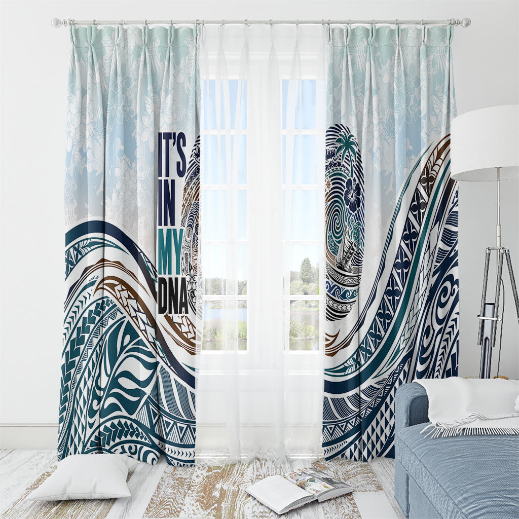 Pasifika It's In My DNA Window Curtain Islands Pride LT7 - Polynesian Pride