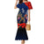 Anzac Day Aussie Mix Maori In Memories Family Matching Mermaid Dress and Hawaiian Shirt LT7 Mom's Dress Blue - Polynesian Pride