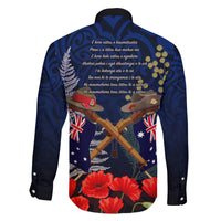 Anzac Day Aussie Mix Maori In Memories Family Matching Off Shoulder Long Sleeve Dress and Hawaiian Shirt LT7 - Polynesian Pride