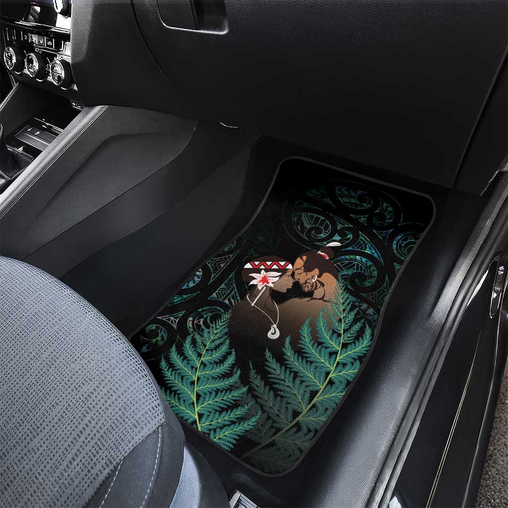 Maori Hongi Valentine Car Mats Aroha Ahau Ki A Koe