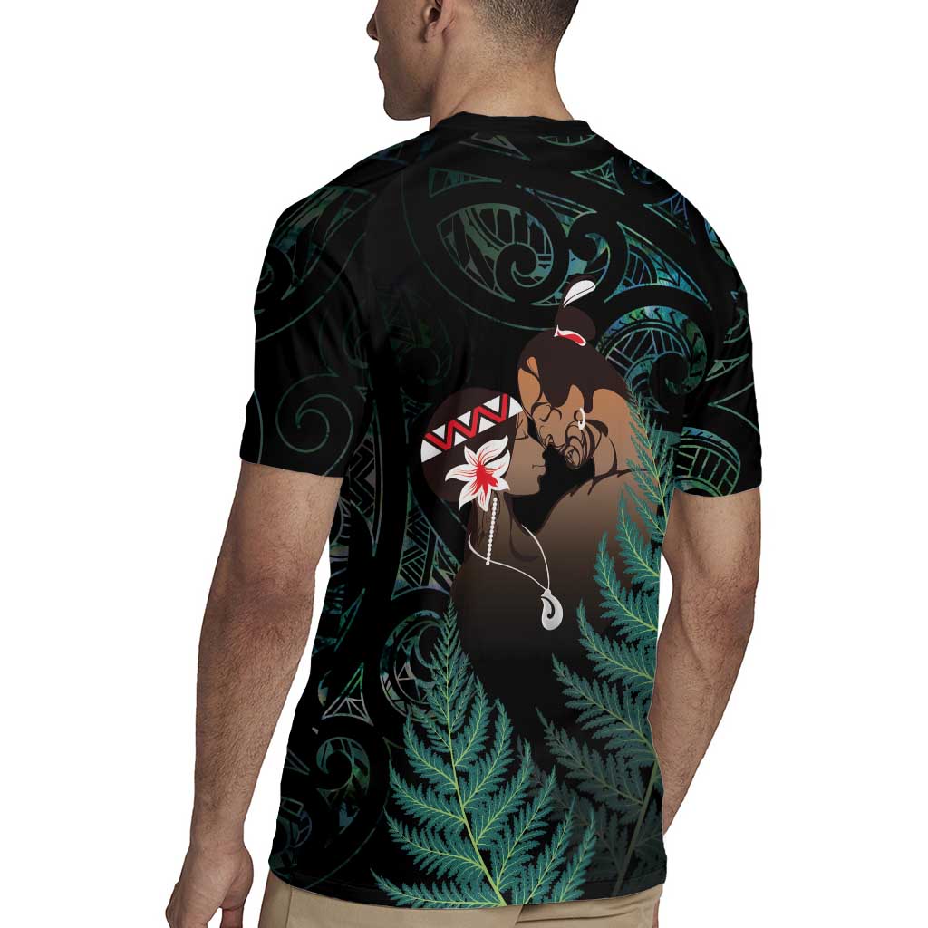 Maori Hongi Valentine Rugby Jersey Aroha Ahau Ki A Koe LT7 - Polynesian Pride