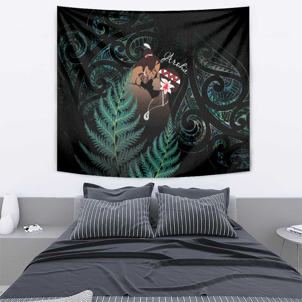 Maori Hongi Valentine Tapestry Aroha Ahau Ki A Koe LT7 - Polynesian Pride