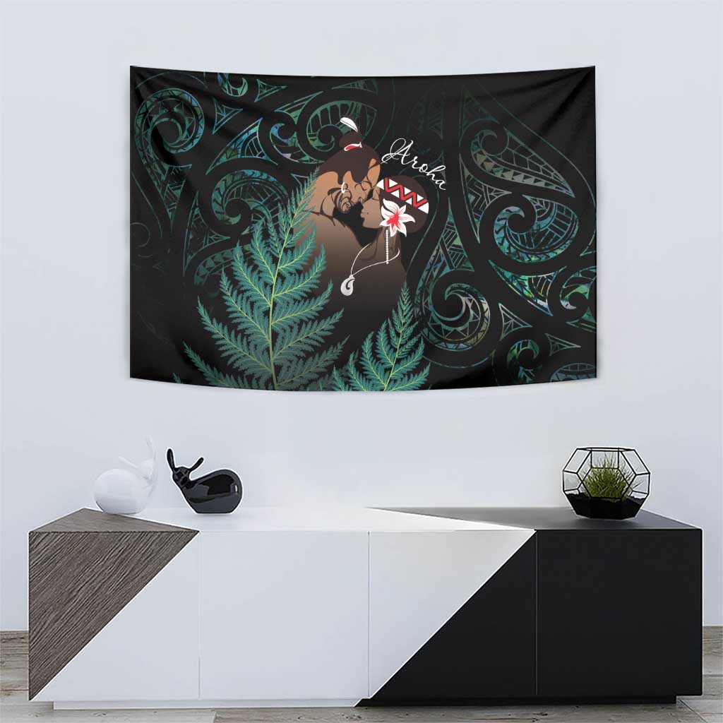 Maori Hongi Valentine Tapestry Aroha Ahau Ki A Koe LT7 - Polynesian Pride