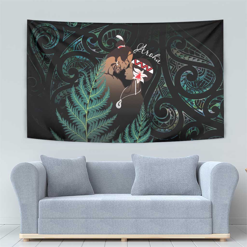 Maori Hongi Valentine Tapestry Aroha Ahau Ki A Koe LT7 - Polynesian Pride