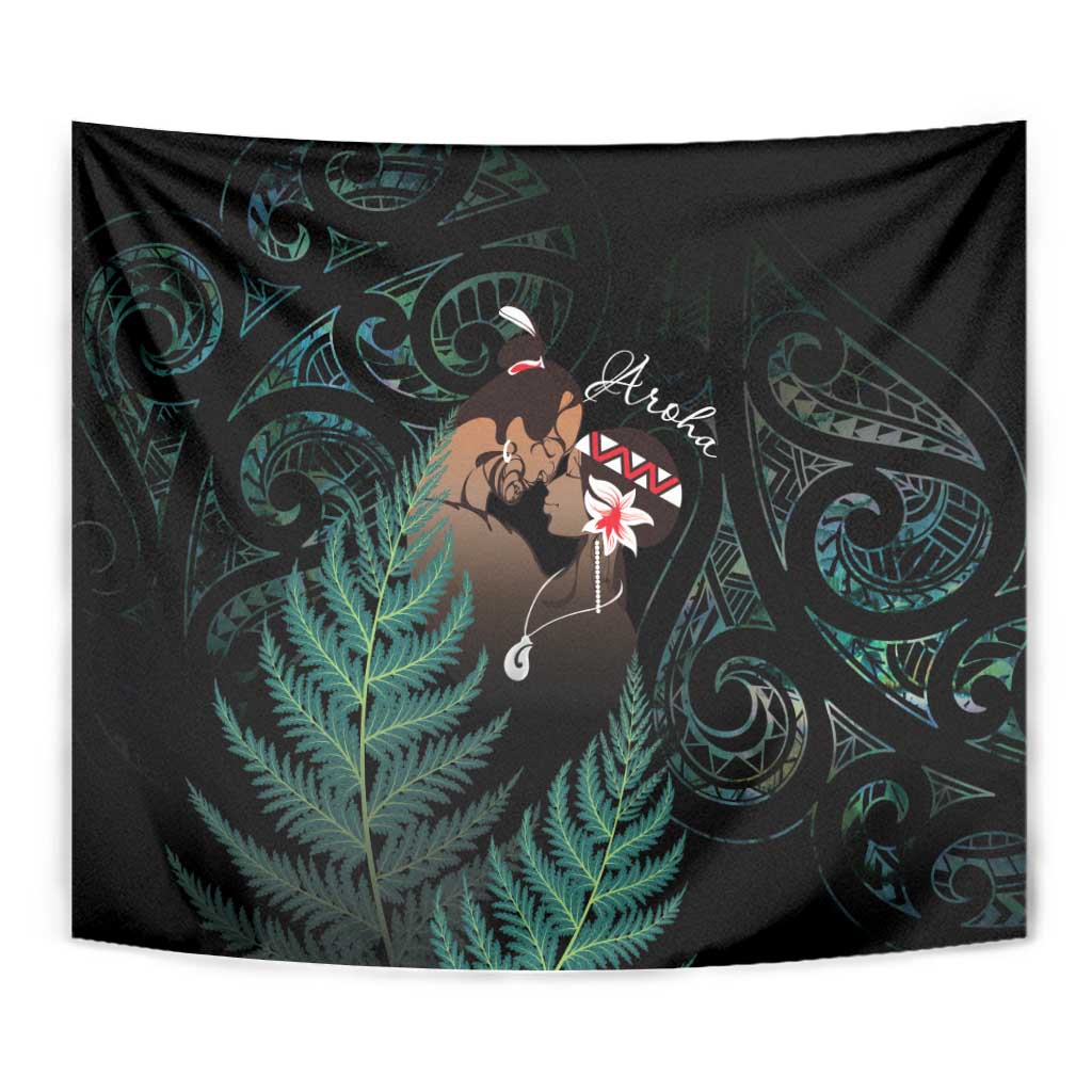 Maori Hongi Valentine Tapestry Aroha Ahau Ki A Koe LT7 - Polynesian Pride