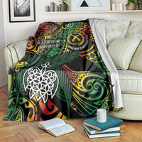 Vanuatu Indipendens Dei Blanket Mix Traditional Sand Drawing LT7 Colorful - Polynesian Pride