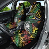 Vanuatu Indipendens Dei Car Seat Cover Mix Traditional Sand Drawing