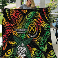 Vanuatu Indipendens Dei Quilt Mix Traditional Sand Drawing LT7 Colorful - Polynesian Pride