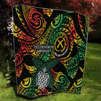 Vanuatu Indipendens Dei Quilt Mix Traditional Sand Drawing LT7 - Polynesian Pride