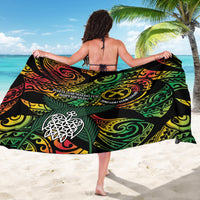 Vanuatu Indipendens Dei Sarong Mix Traditional Sand Drawing LT7 - Polynesian Pride